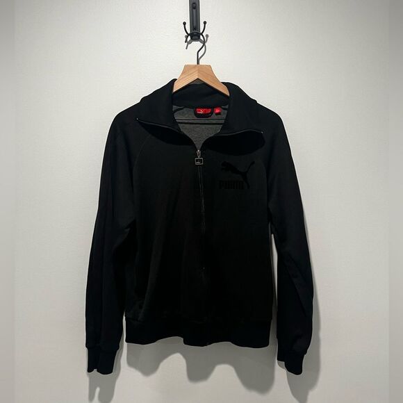 Puma Other - Men’s Black Puma Athletic Full Zip Up Sweatshirt L